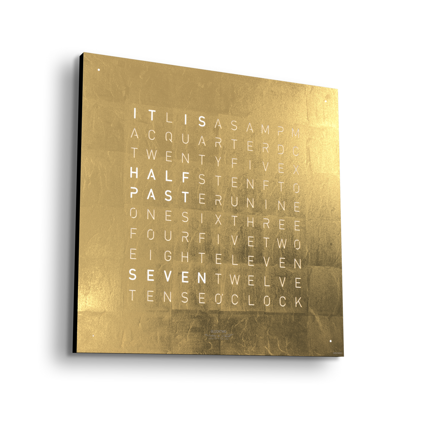 QLOCKTWO - EARTH 45 : CREATOR'S EDITION GOLD