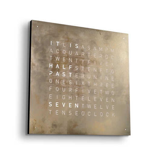 QLOCKTWO - EARTH 45 : CREATOR'S EDITION SILVER & GOLD