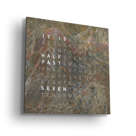 QLOCKTWO - EARTH 90 CREATOR'S EDITION - GLINTSCAPE STONE