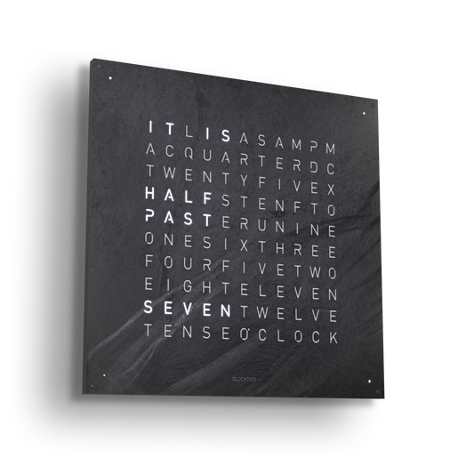 QLOCKTWO - EARTH 90 CREATOR'S EDITION - METAMORPHITE SLATE