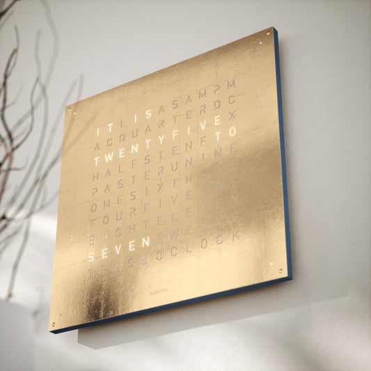 QLOCKTWO - EARTH 90 : CREATOR'S EDITION GOLD