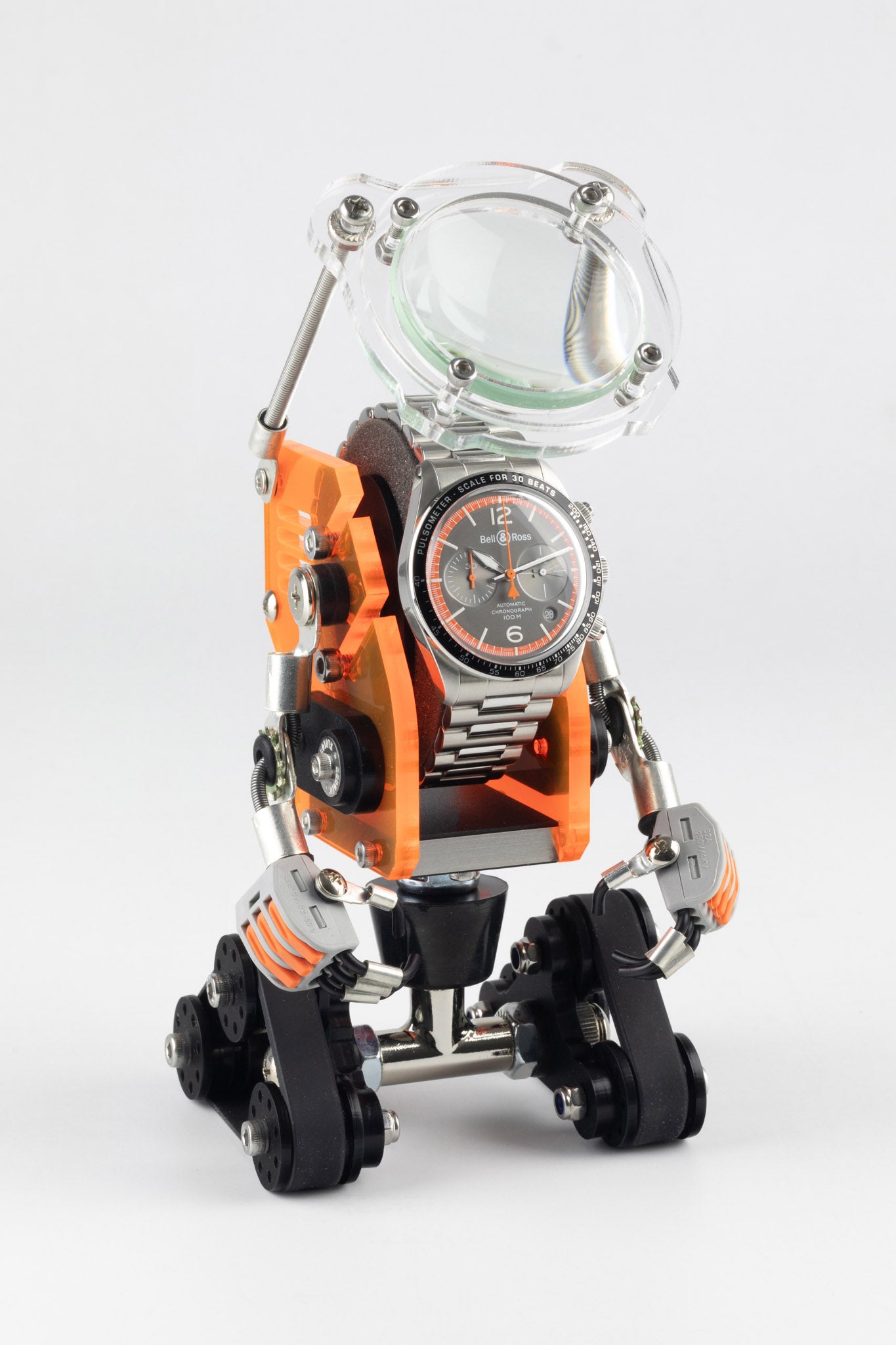 ROBOTOYS - SHERMAN - NEON ORANGE - Watch display stand