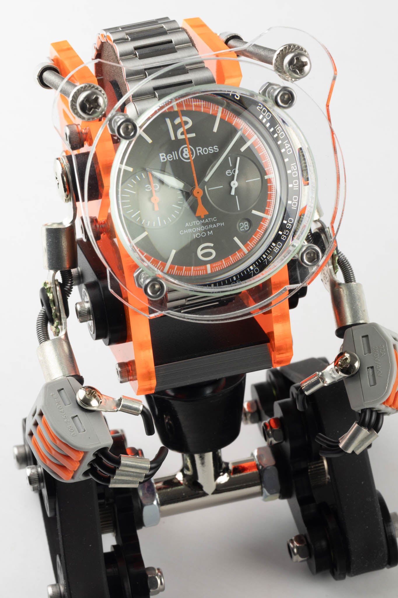 ROBOTOYS - SHERMAN - NEON ORANGE - Watch display stand