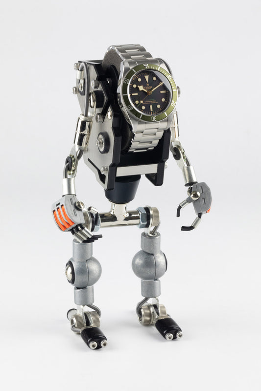 ROBOTOYS - SPUD - Silver Watch display stand