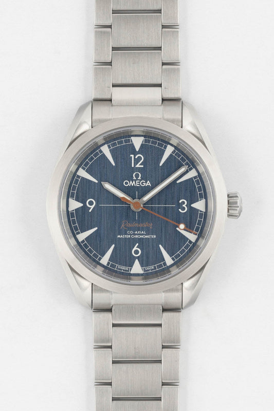 OMEGA Railmaster 40mm -  Blue Jeans Dial