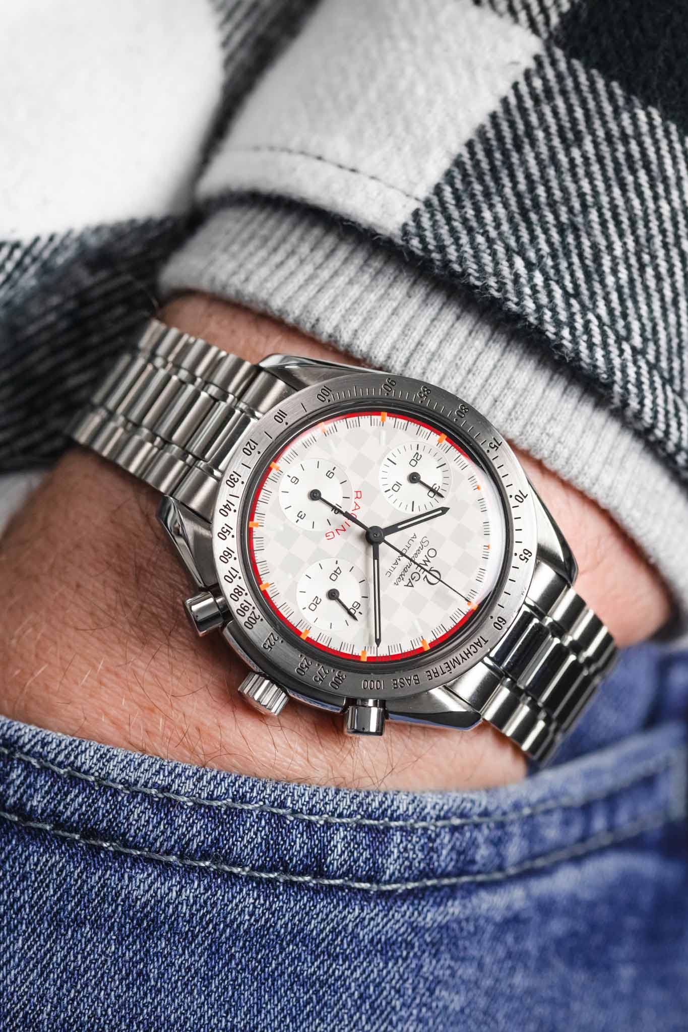 OMEGA Speedmaster Racing 'Michael Schumacher'  - Steel Silver